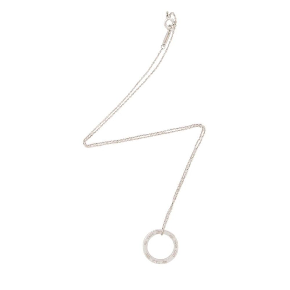 Tiffany & Co. Sterling Silver 1837 Circle Necklace
